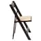 Flash Furniture HERCULES Series Chocolate Wood Folding Chair with Vinyl Padded Seat XF-2903-CHOC-WOOD-GG - alternate 4